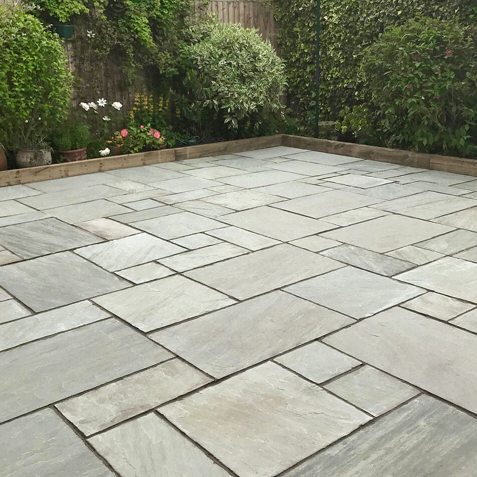 Kandla Grey Sandstone Paving by Nitya Stones